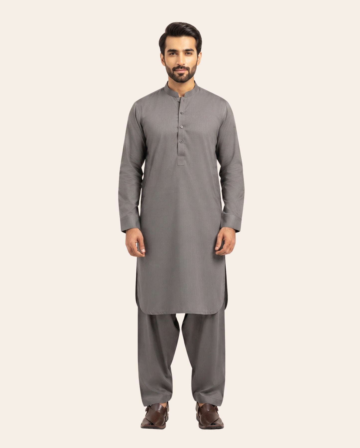 Firdous Men's Stitched Shalwar Kameez – Premium Wash & Wear Suit