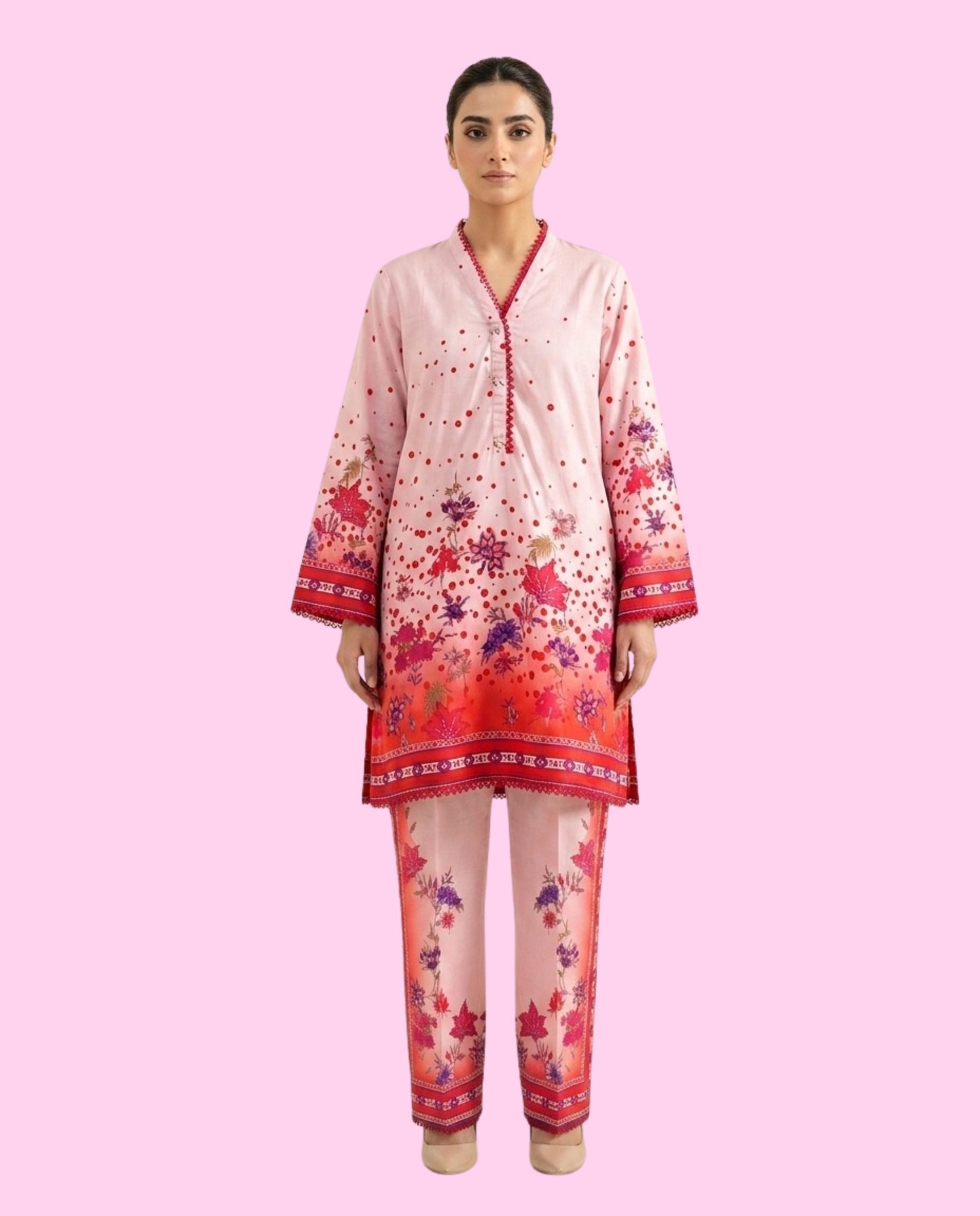 REGALIA 2 Piece Stitched Printed Co-Ord Set – Casual Outfit