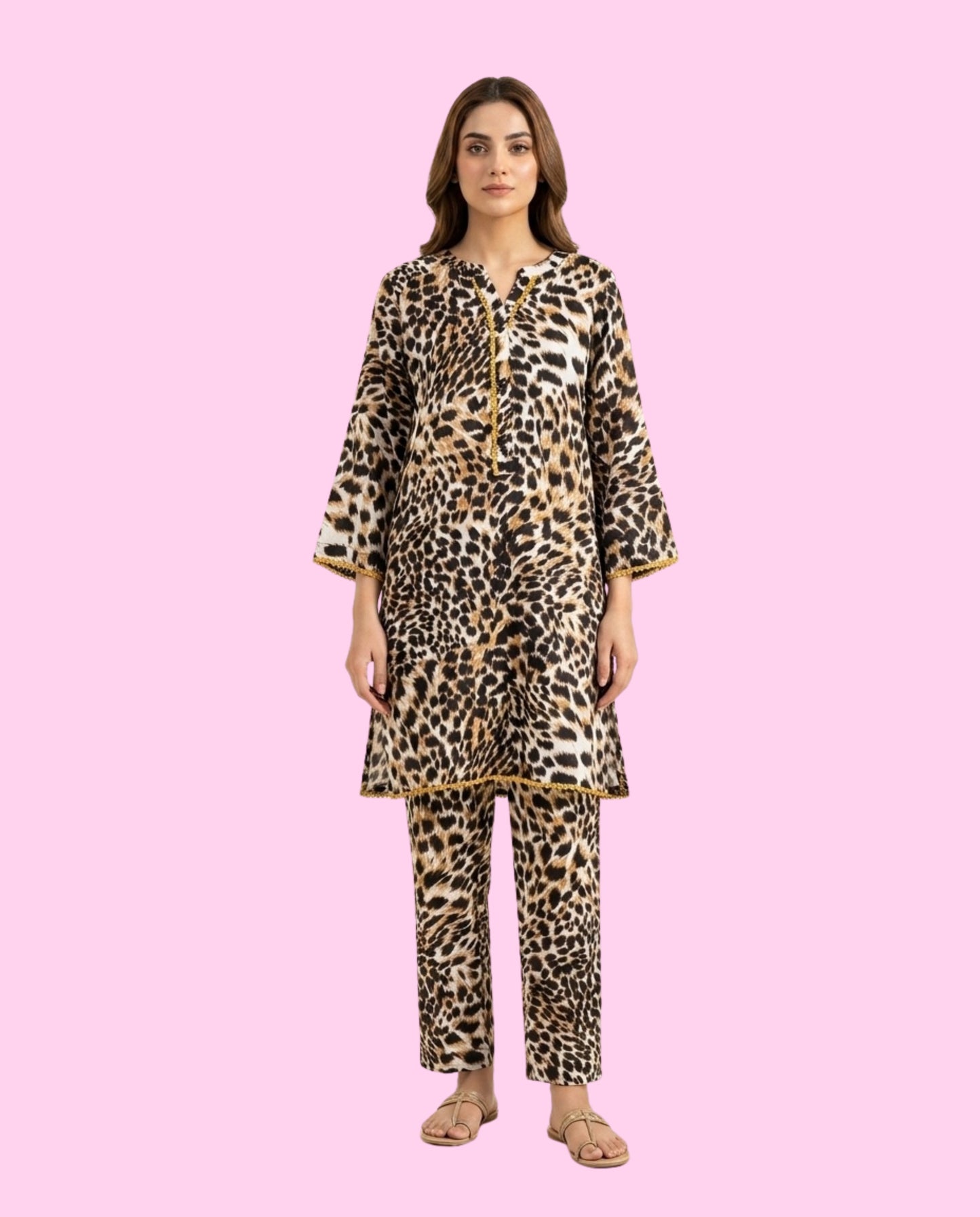 REGALIA 2 Piece Stitched Printed Suit – Ready-to-Wear Casual Dress