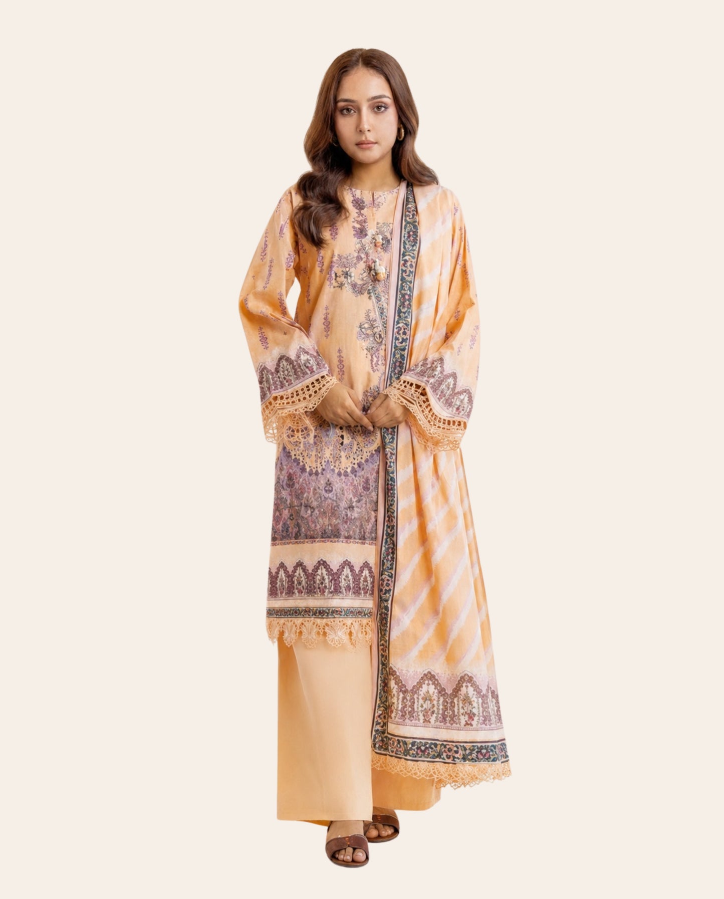 Bonanza Satrangi 3 Piece Unstitched Printed Lawn Suit – Premium Summer Collection