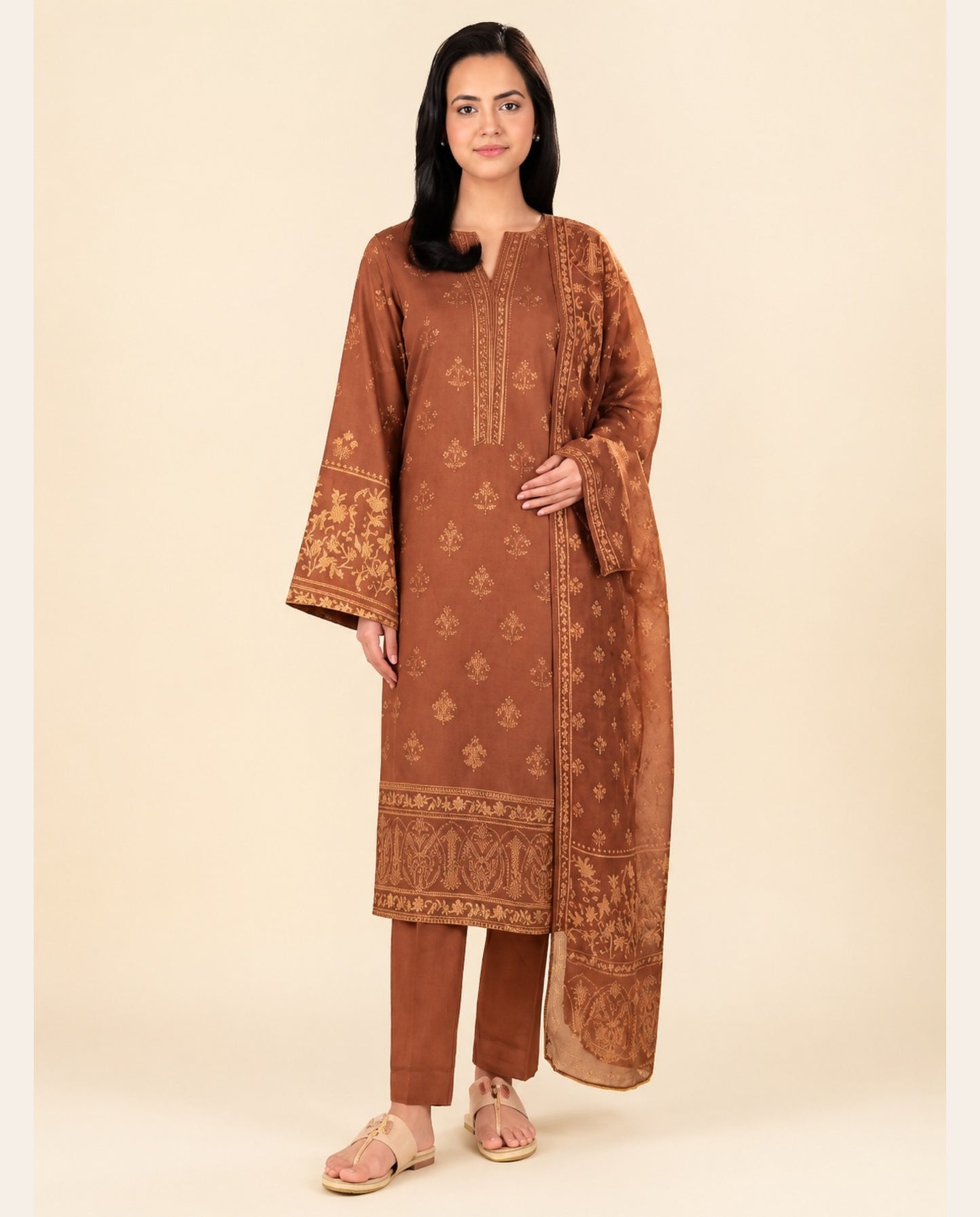Limelight 3 Piece Unstitched Printed Lawn Suit – Summer Collection