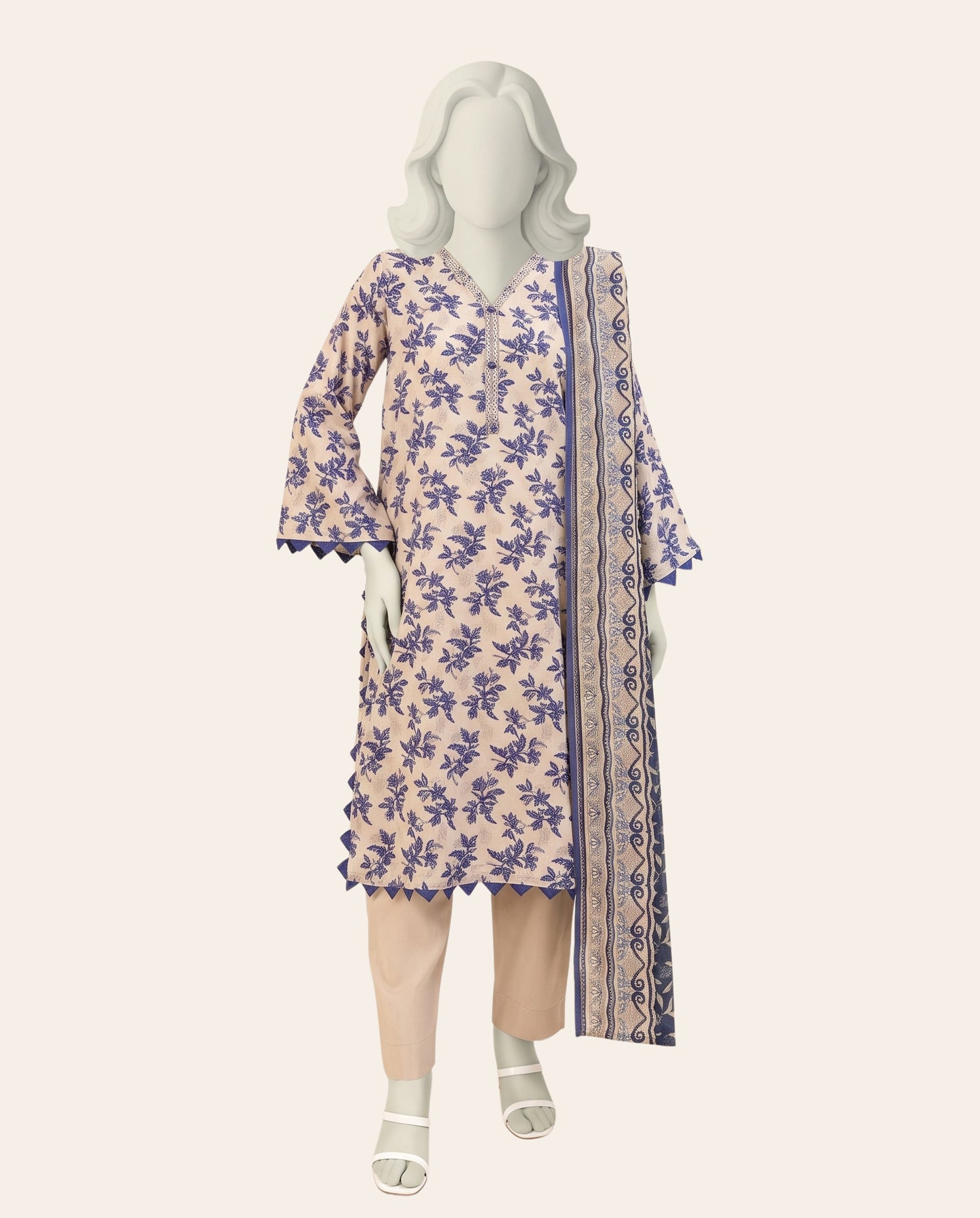 Sohaye by Diners 3 Piece Unstitched Printed Lawn Suit – Premium Women's Summer Collection