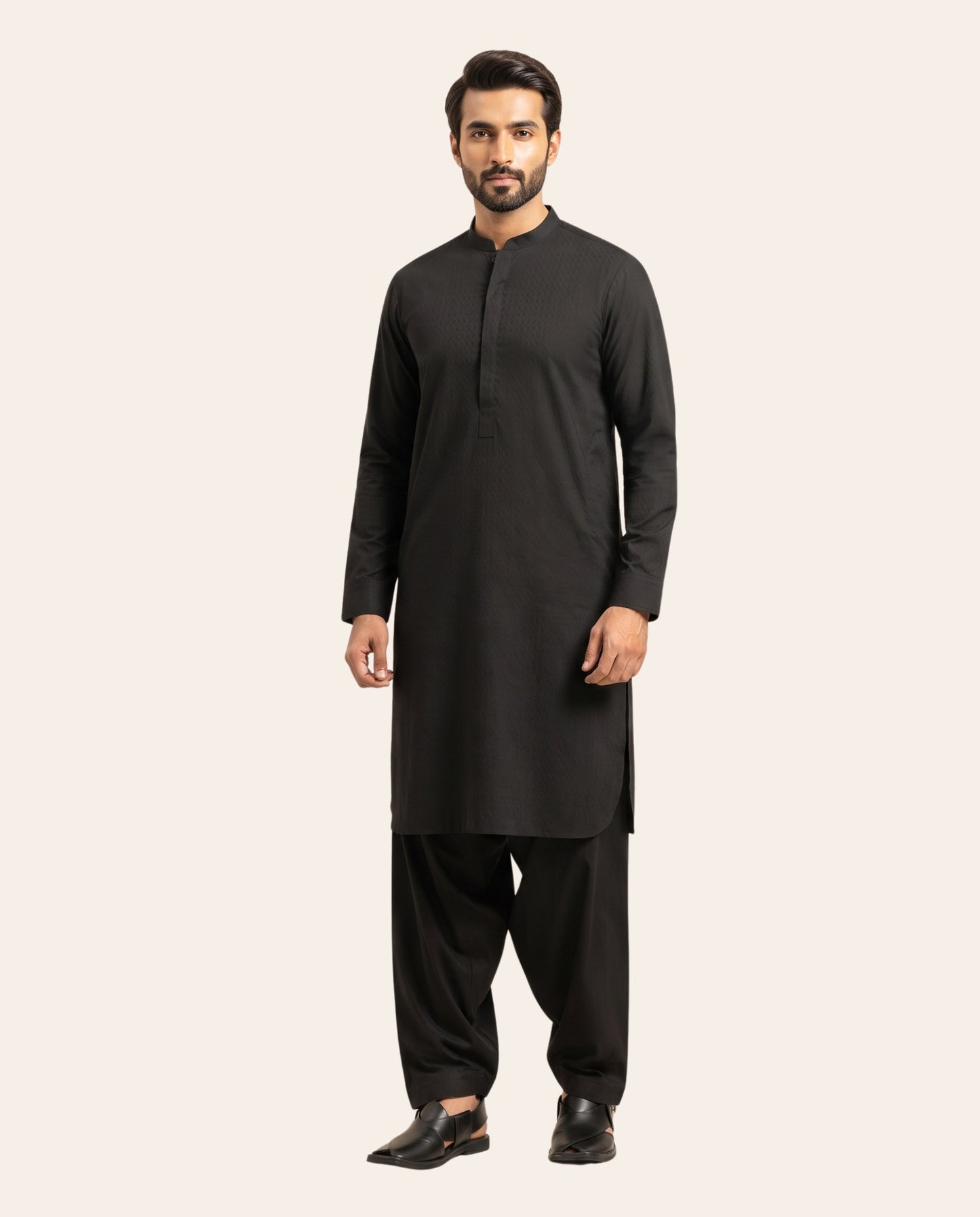 Firdous Men's Stitched Shalwar Kameez – Premium Wash & Wear Suit