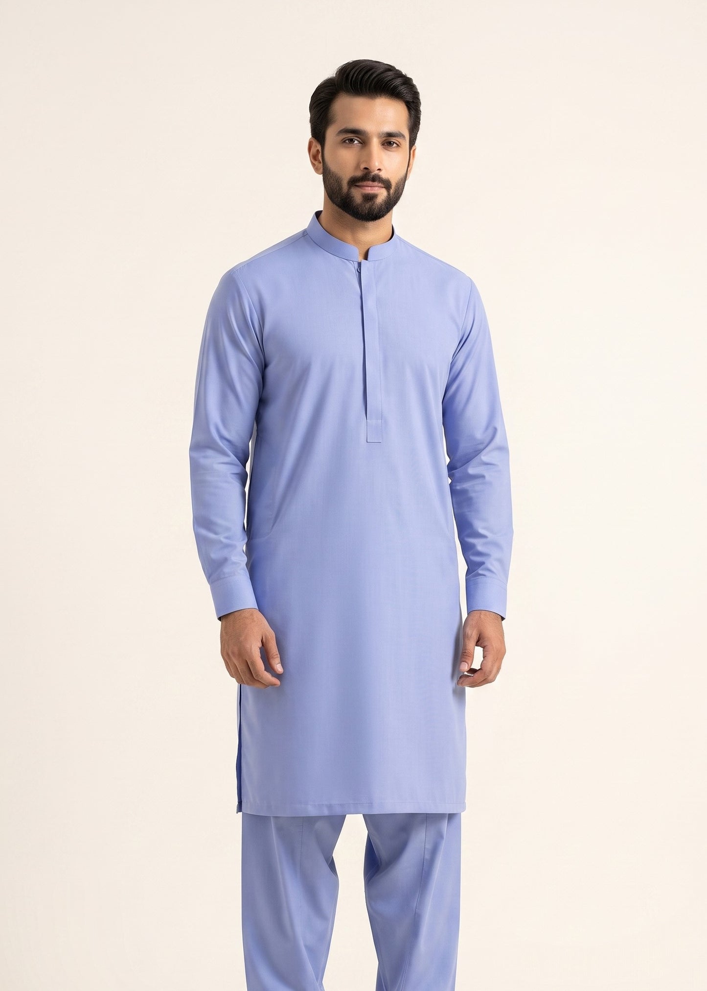 J. Premium Wash & Wear Unstitched Suit for Men | Soft & Wrinkle-Resistant Fabric