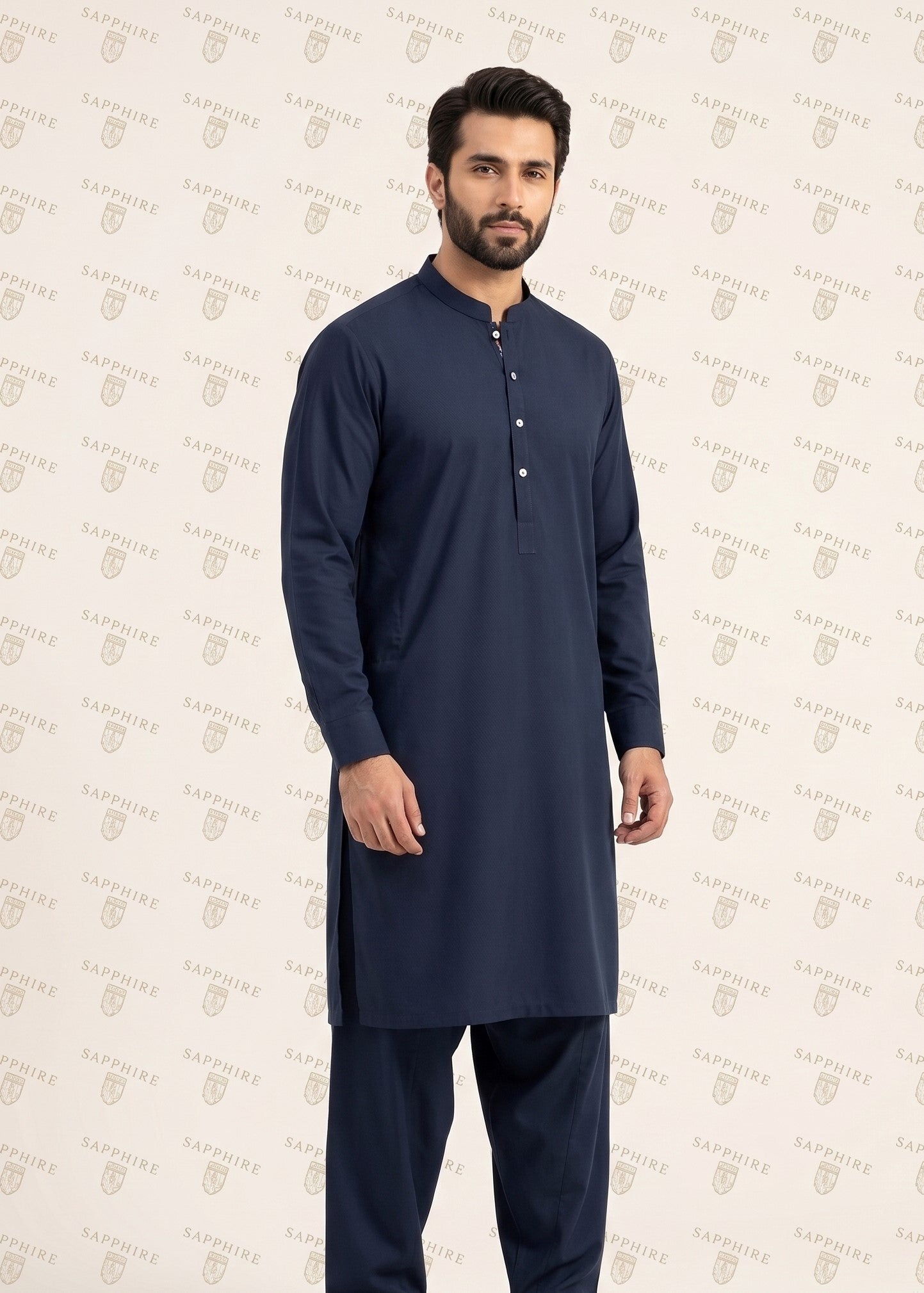 Sapphire Premium Wash & Wear Unstitched Suit for Men | Soft & Wrinkle-Resistant Fabric