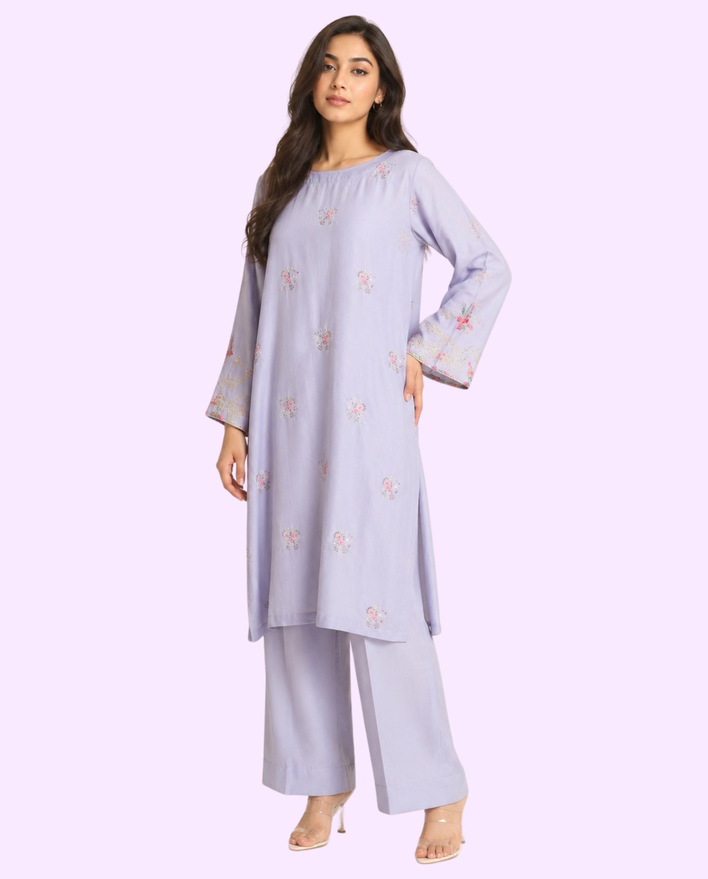 Khaadi Luxury 2 Piece Stitched Embroidered Suit
