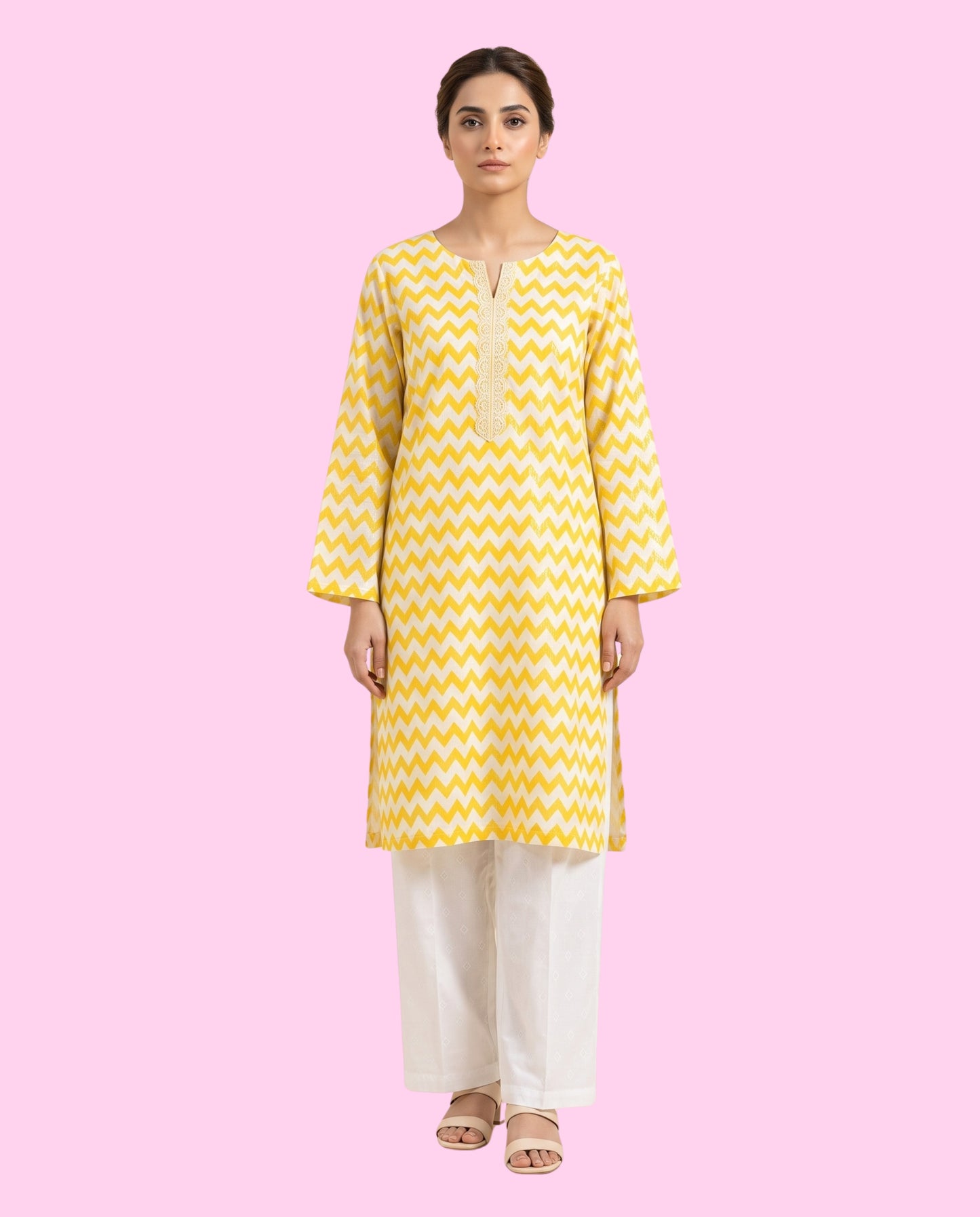 Saya 2 Piece Stitched Printed Suit – Premium Ready-to-Wear