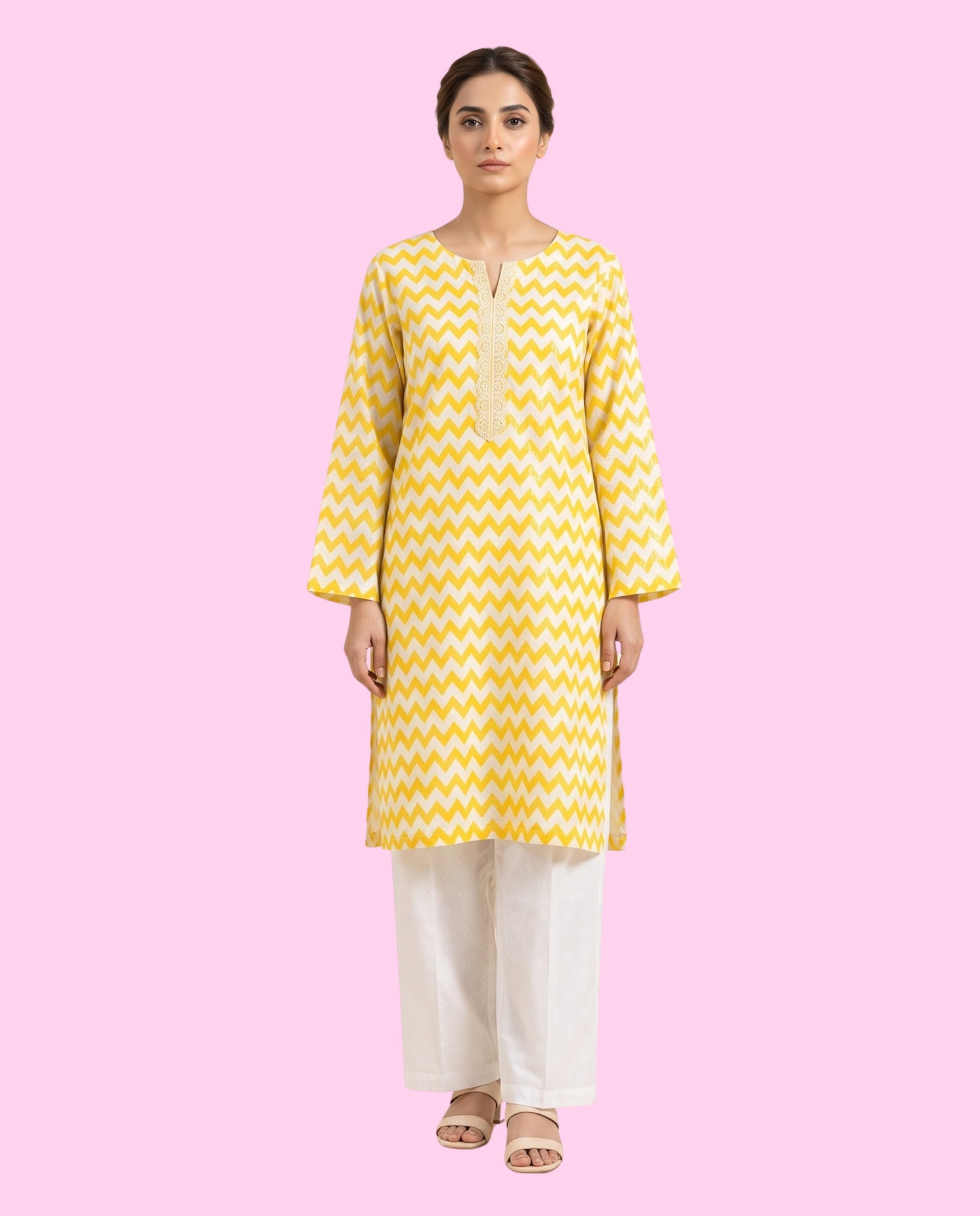 Saya 2 Piece Stitched Printed Suit – Premium Ready-to-Wear