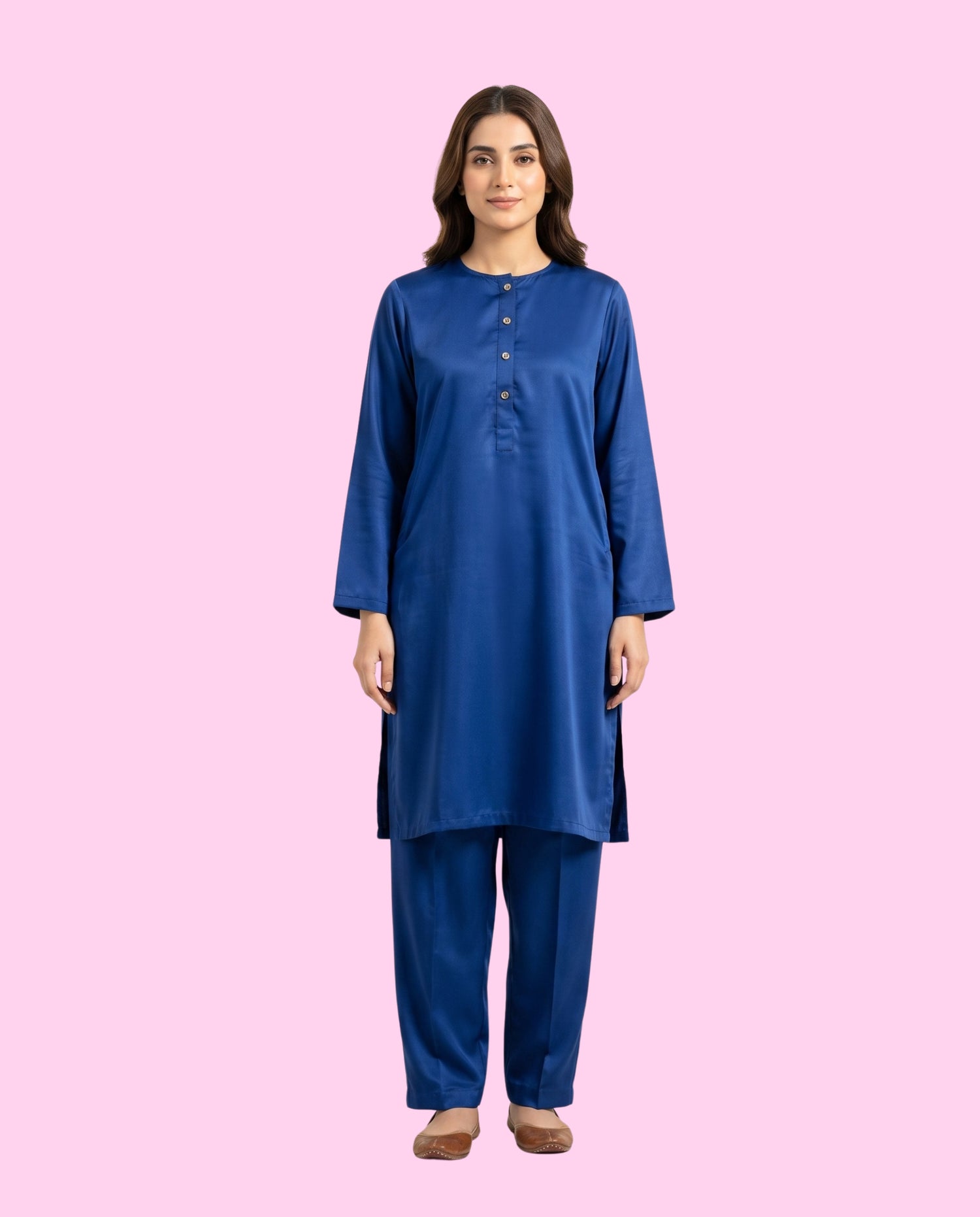 MONTO Solid 2 Piece Stitched Co-Ord Set – Premium Ultra Soft Wash & Wear