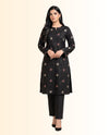 Nishat 2 Piece Unstitched Jacquard Lawn Suit – Two-Tone Shirt with Dyed Lawn Trouser