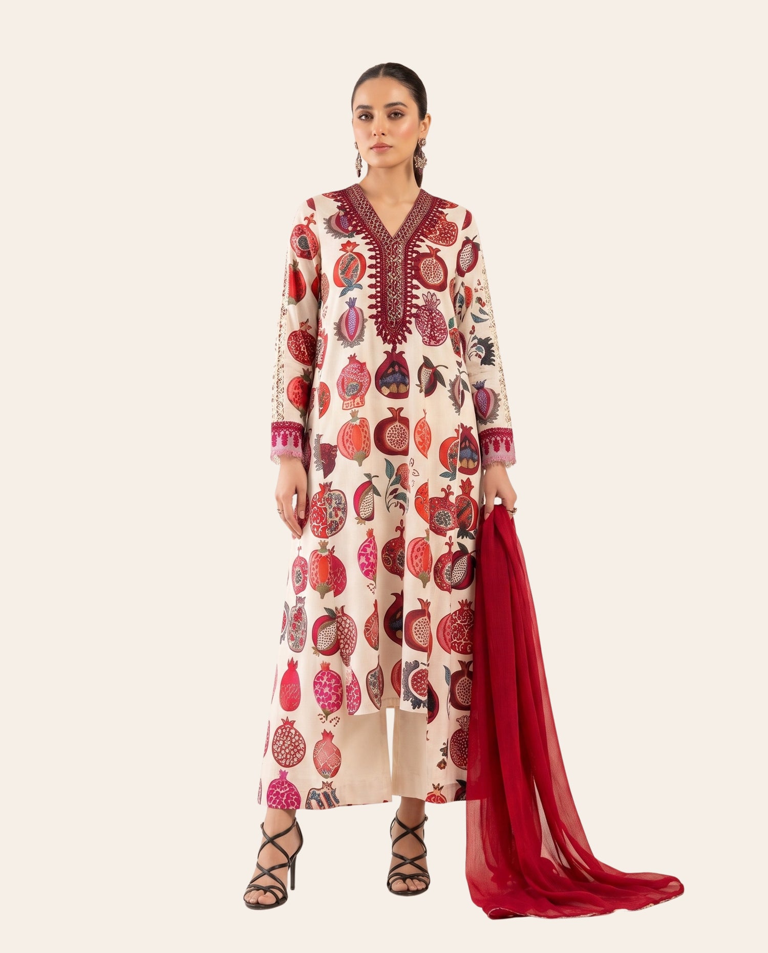 Maria B. 3 Piece Unstitched Printed Lawn Suit – Premium Prints
