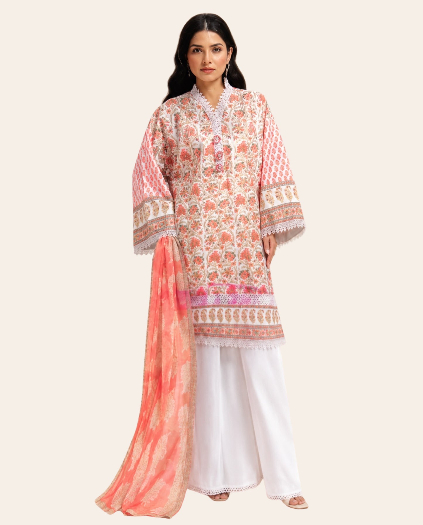 Bonanza Satrangi 3 Piece Unstitched Printed Lawn Suit – Premium Summer Collection