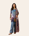 Gul Jee ARAZ 3 Piece Unstitched Digital Printed Lawn Suit with Pure Lawn Dupatta