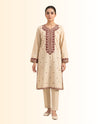 ETHNC 2 Piece Luxe  – Embroidered Shirt & Solid Trouser