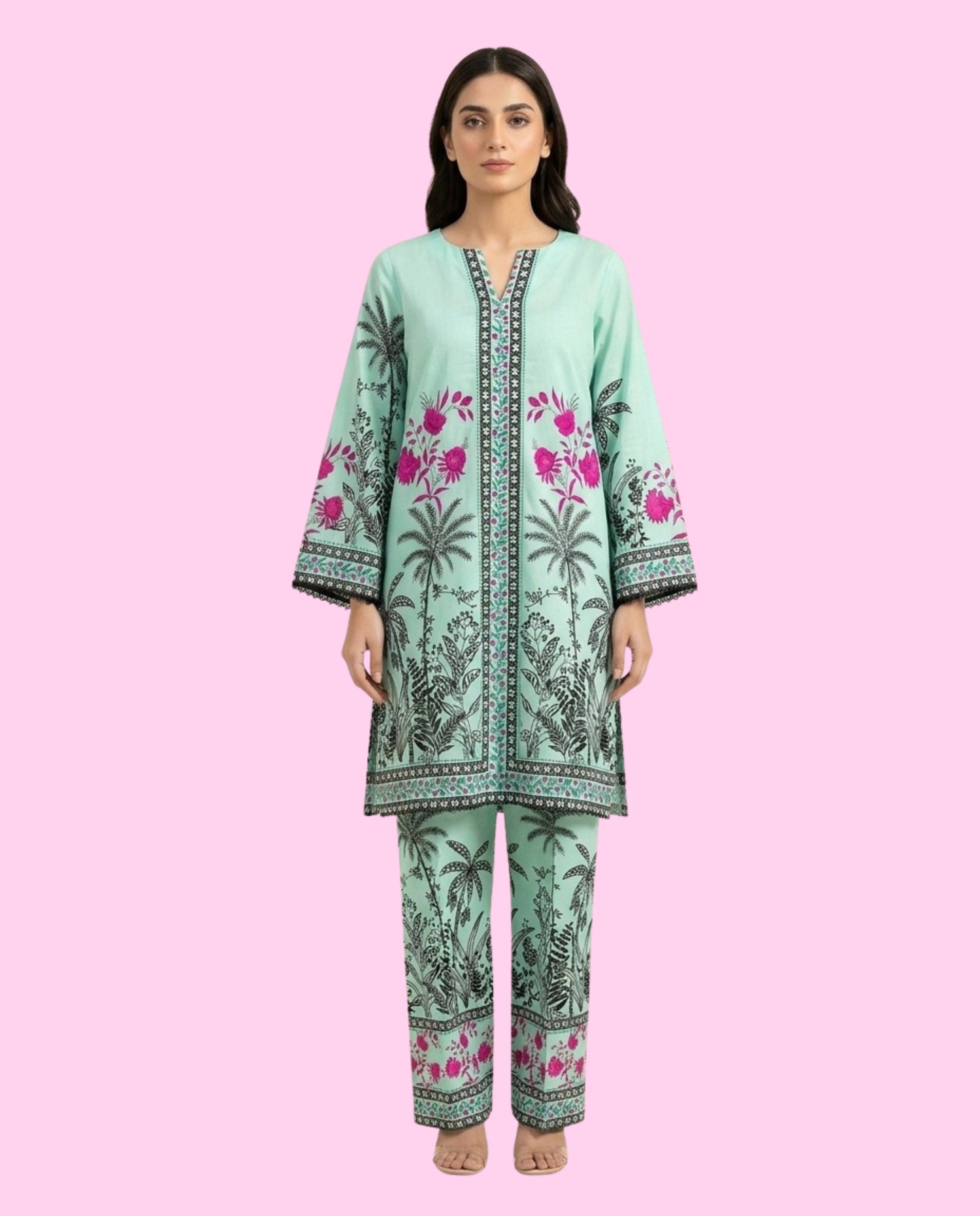 REGALIA 2 Piece Stitched Printed Co-Ord Set – Casual Outfit