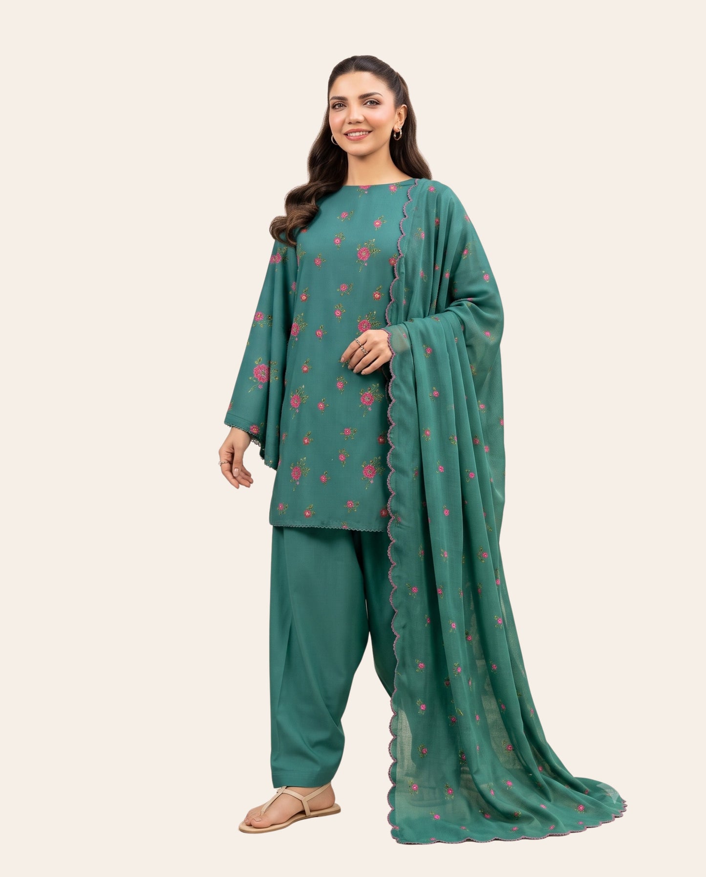 Maria B. 3 Piece Unstitched Printed Lawn Suit – Premium Prints