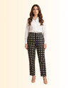 Polka dot- Prime Point Women's Stitched Lawn Trouser