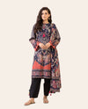 Gul Jee ARAZ 3 Piece Unstitched Digital Printed Lawn Suit with Pure Lawn Dupatta