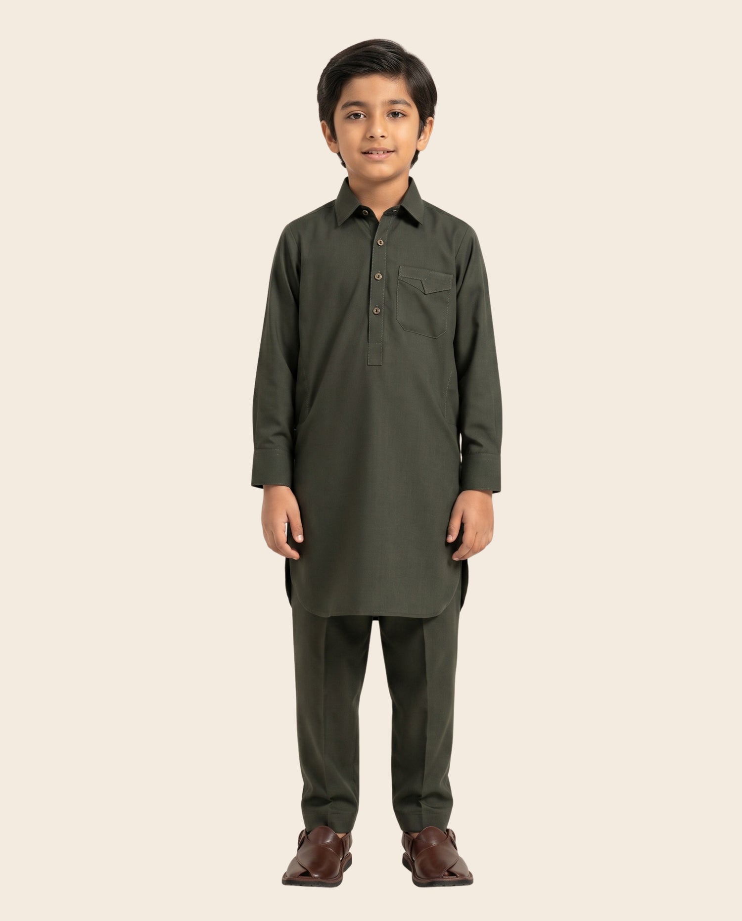 Firdous Premium Wash & Wear Boys Stitched Shalwar Kameez – Ready-to-Wear