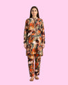 Zahra 2 Piece Stitched Printed Linen Suit – Premium Ready-to-Wear