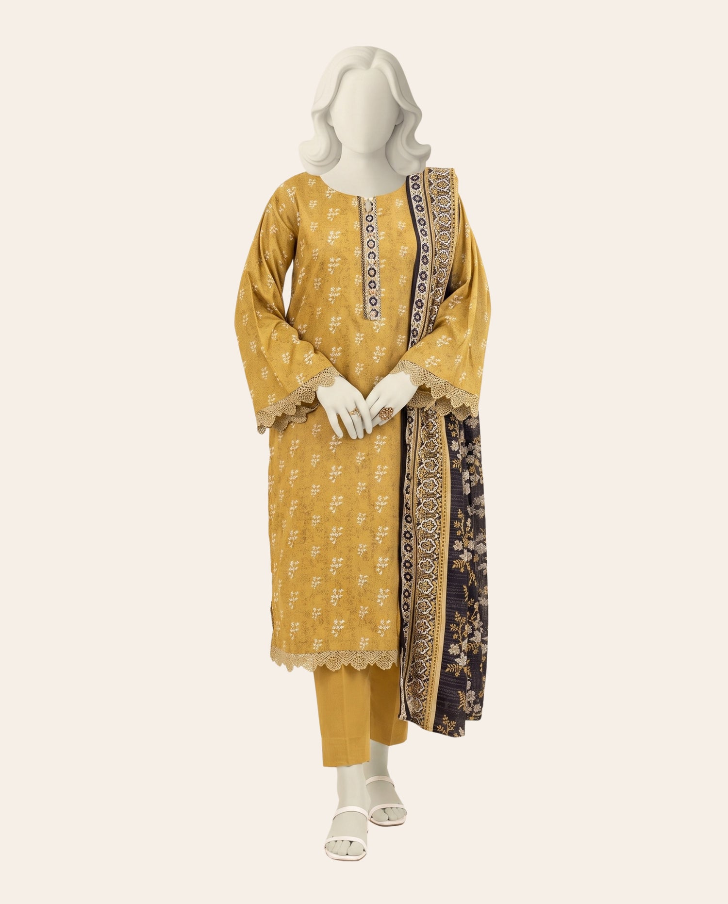Sohaye by Diners 3 Piece Unstitched Printed Lawn Suit – Premium Women's Summer Collection