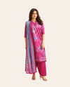 Rangrez 3 Piece Unstitched Printed Lawn Suit – Premium Women's Summer Collection