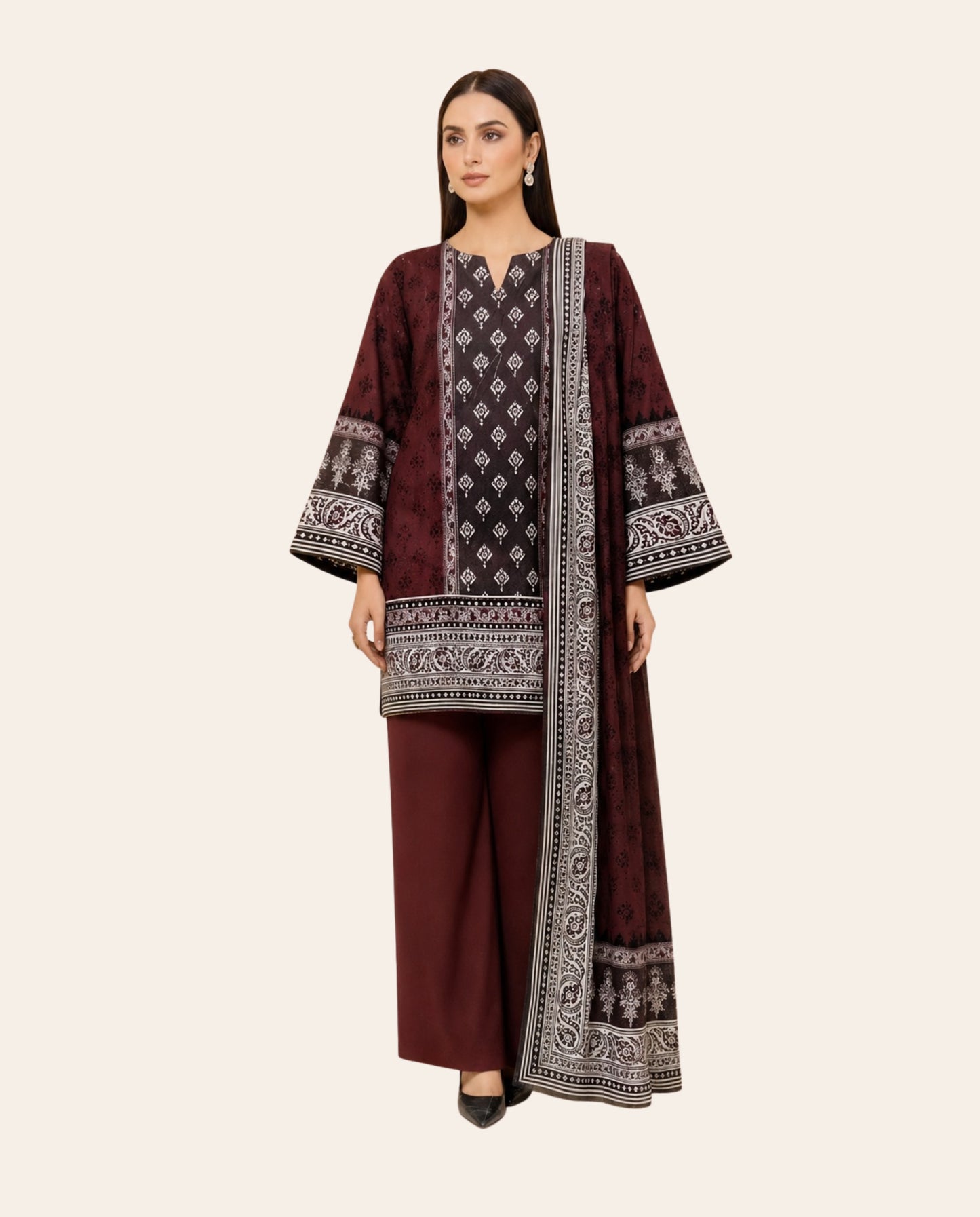 Limelight 3 Piece Unstitched Printed Lawn Suit – Summer Collection