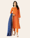 Orient 3 Piece Unstitched Printed Lawn Suit – Premium Women's Summer Collection