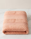 Premium cotton bath towel with a soft, plush, highly absorbent, and quick-drying design for home, hotel, spa, gym, and everyday bathroom use.