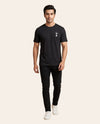 Black T-Shirt – Soft Cotton Casual Crew Neck Half Sleeve Tee