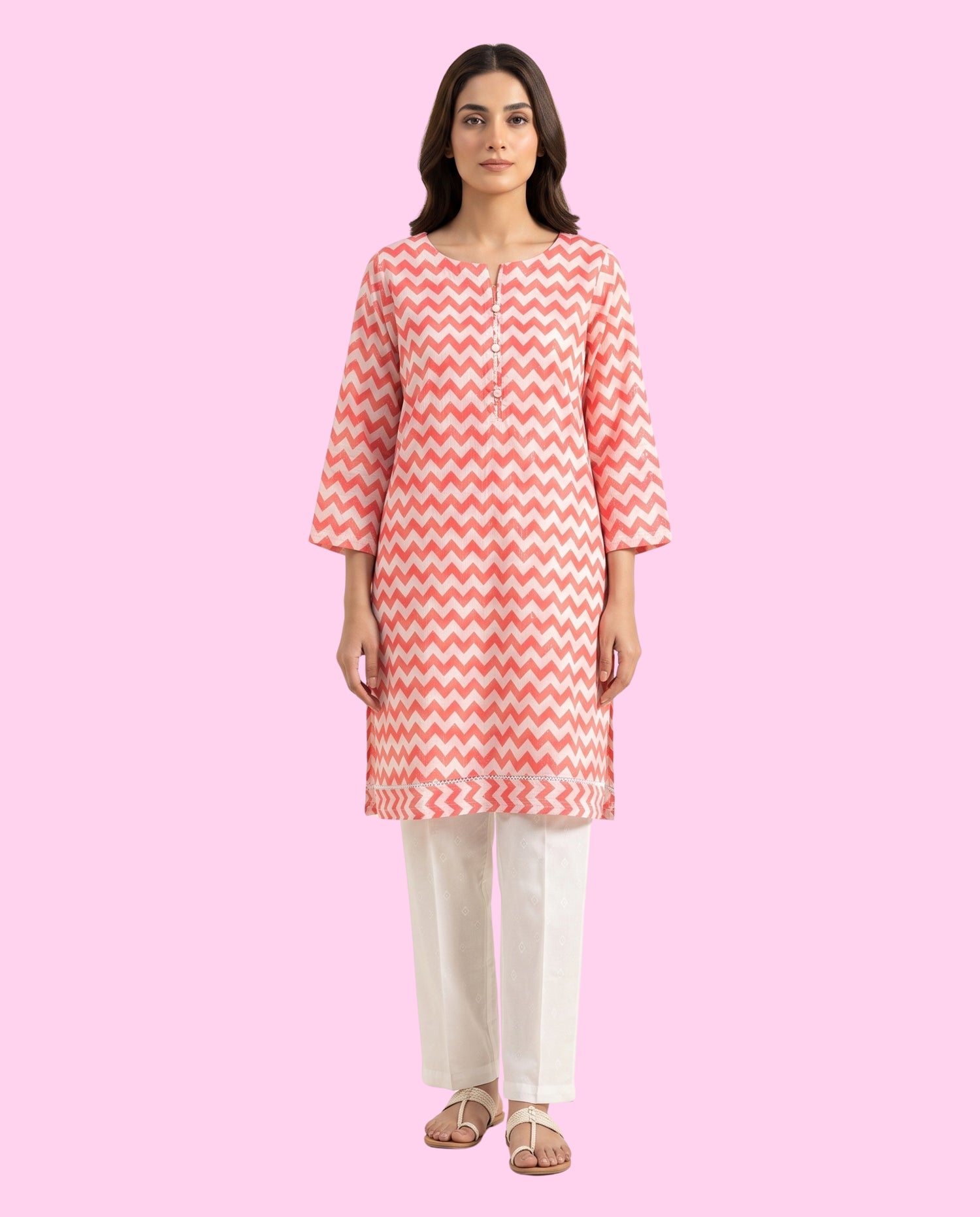 Saya 2 Piece Stitched Printed Suit – Premium Ready-to-Wear