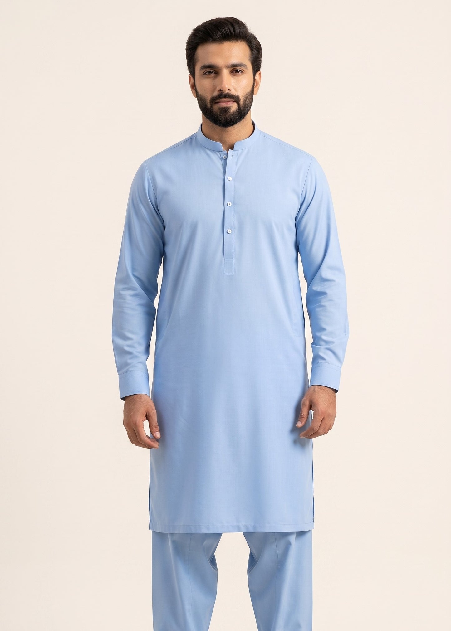 Edenrobe Premium Cotton Unstitched Suit for Men | Soft & Breathable Fabric