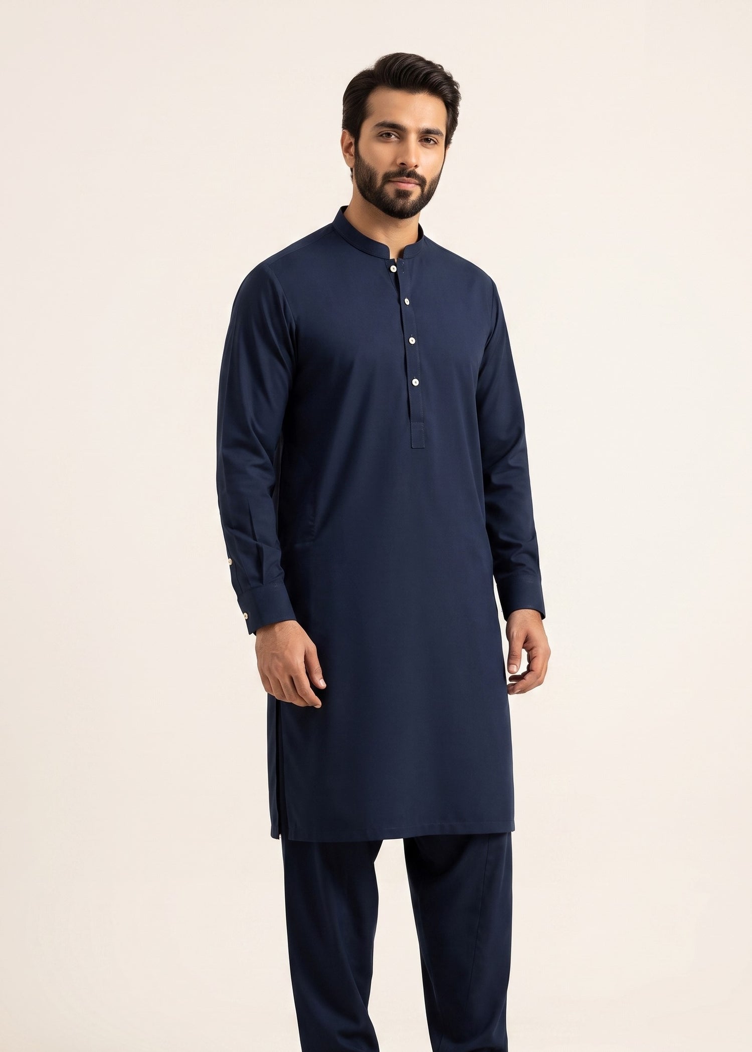 Edenrobe Premium Wash & Wear Unstitched Suit for Men | Soft & Wrinkle-Resistant Fabric