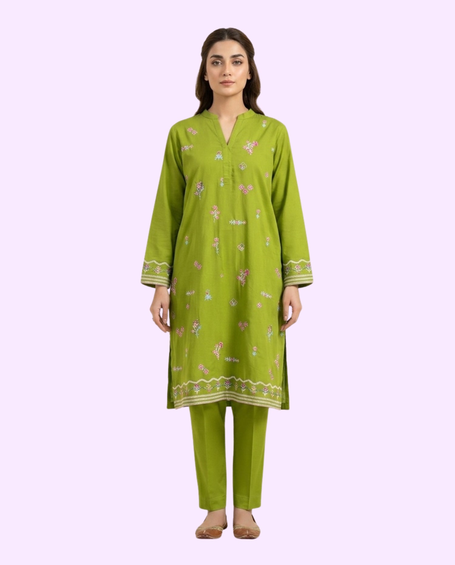 Beechtree Luxury 2 Piece Embroidered Stitched Suit – Premium Ready-to-Wear