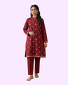 Khaadi Luxury 2 Piece Stitched Embroidered Suit