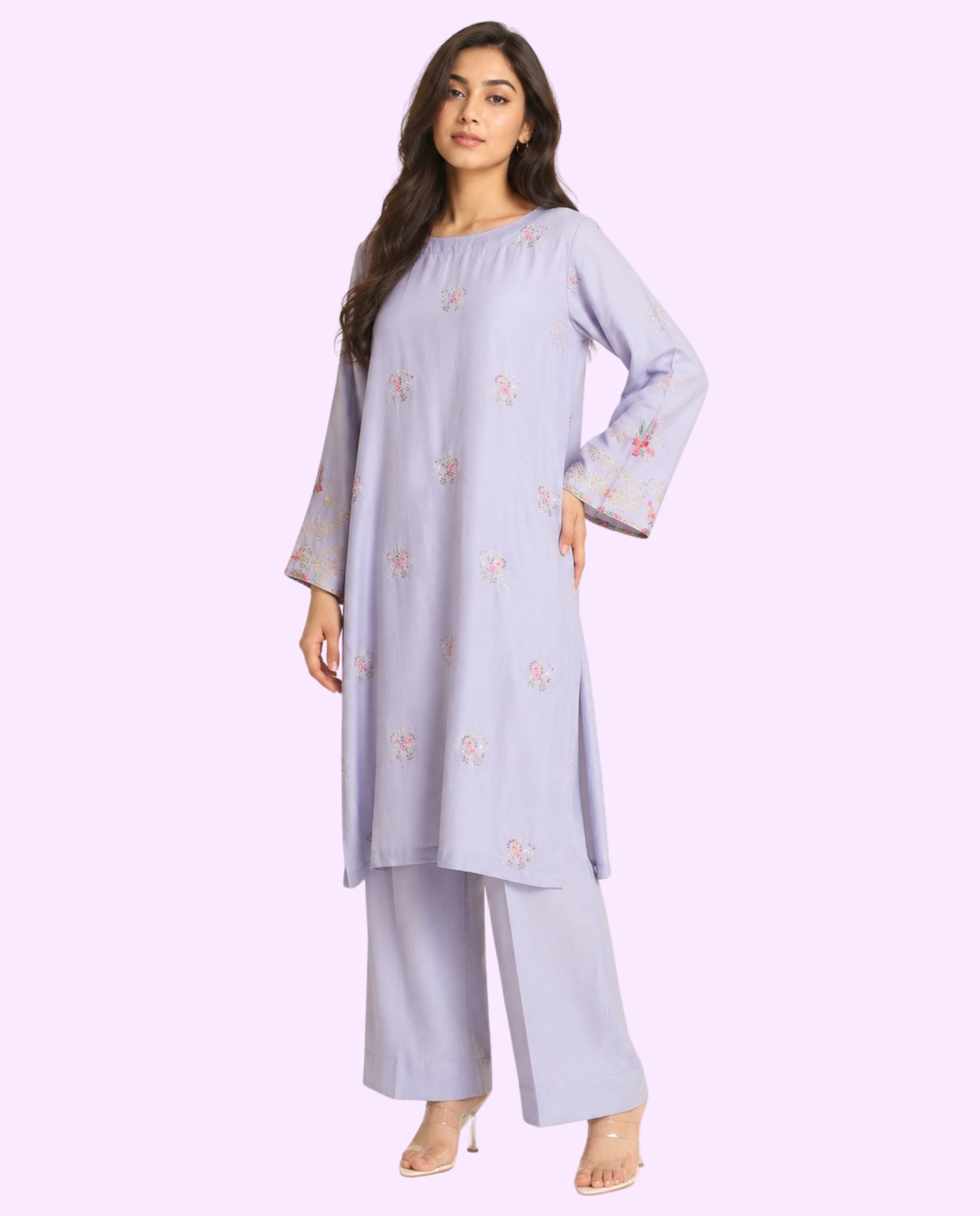 Khaadi Luxury 2 Piece Stitched Embroidered Suit