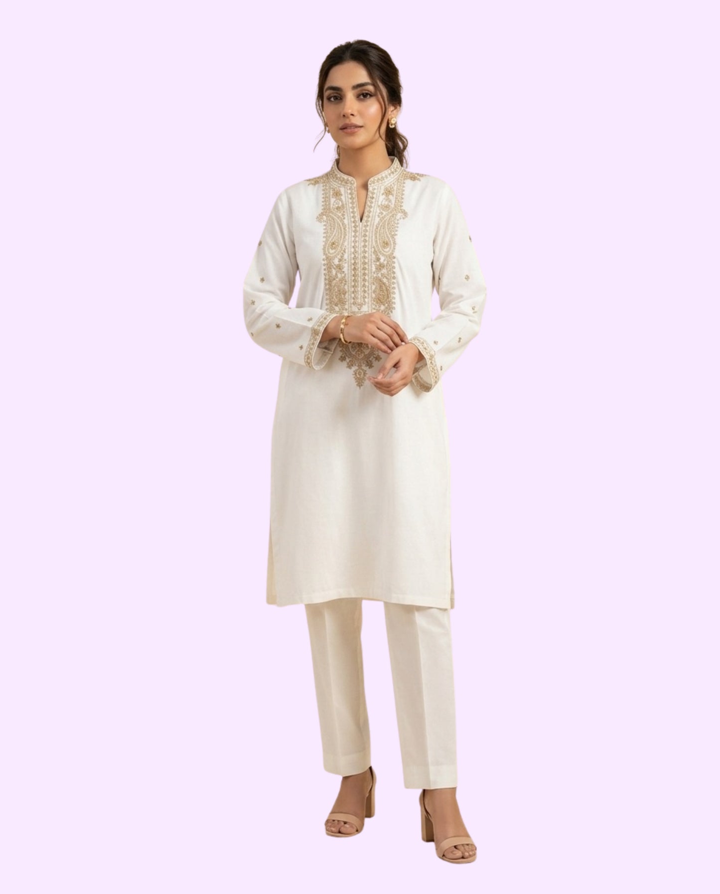 Sana Safinaz Luxury 2 Piece Embroidered Stitched Suit – Premium Ready-to-Wear