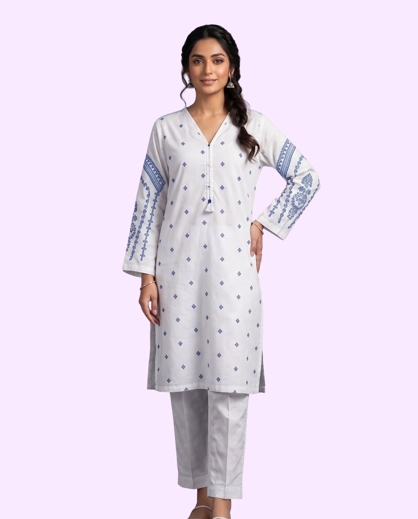 Sana Safinaz Luxury 2 Piece Embroidered Stitched Suit – Premium Ready-to-Wear