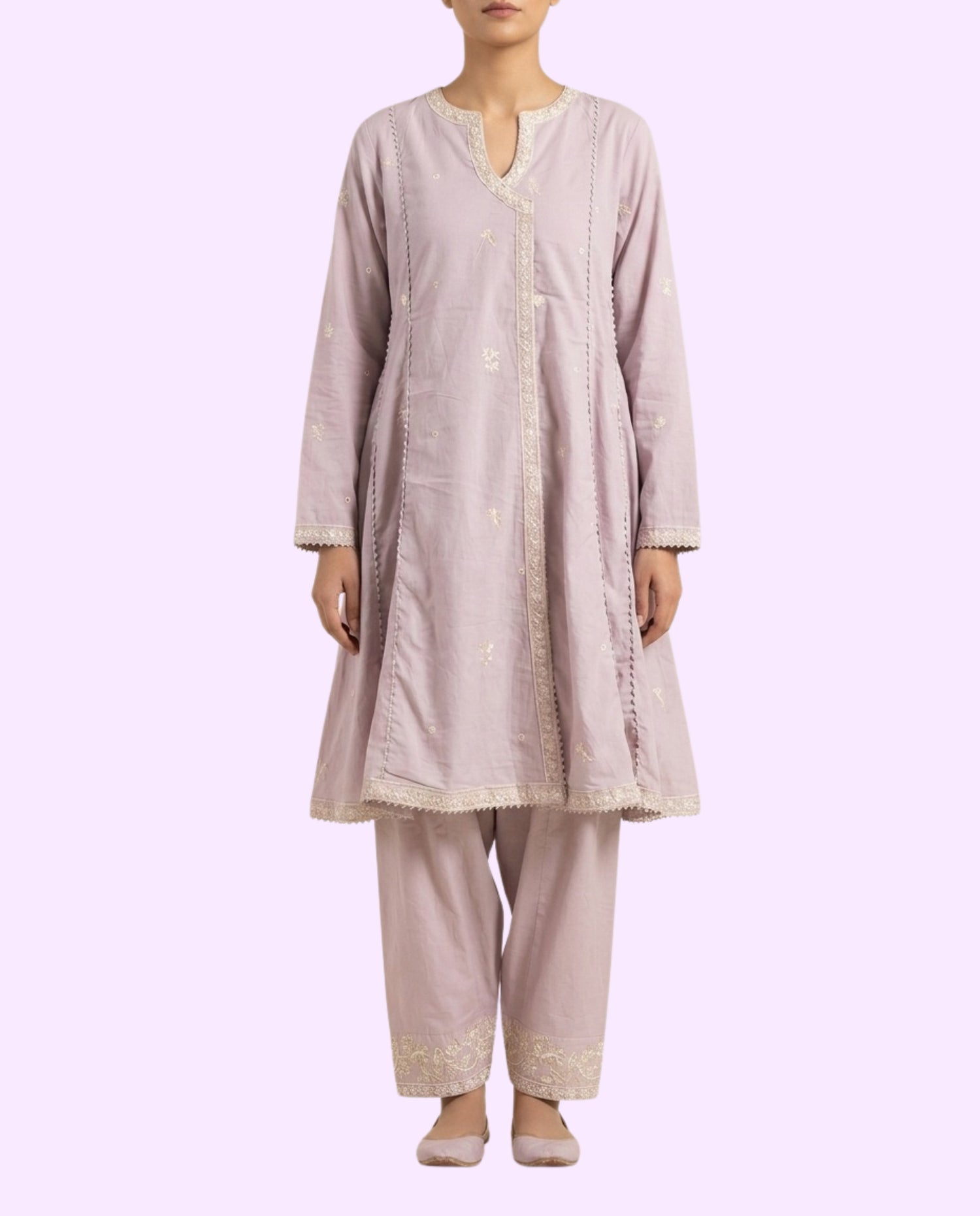 Sapphire Luxury 2 Piece Embroidered Stitched Suit – Premium Ready-to-Wear